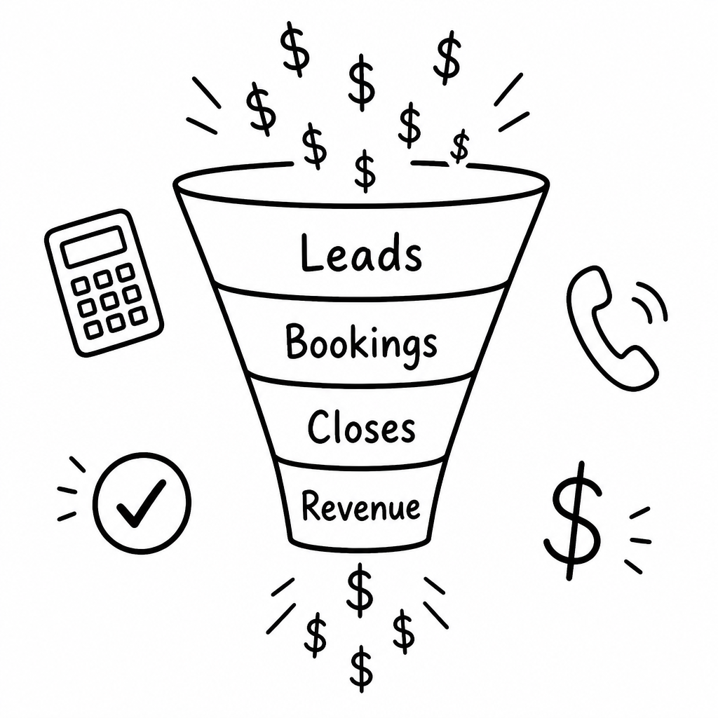 The Contractor Sales Funnel: How to Calculate Your Real Revenue Math (Free Calculator Inside)